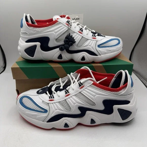 Adidas FYW S-97 OG Salvation Shoes Mens Size 9.5 White/Blue/Red Sneakers G27704 - Picture 1 of 10